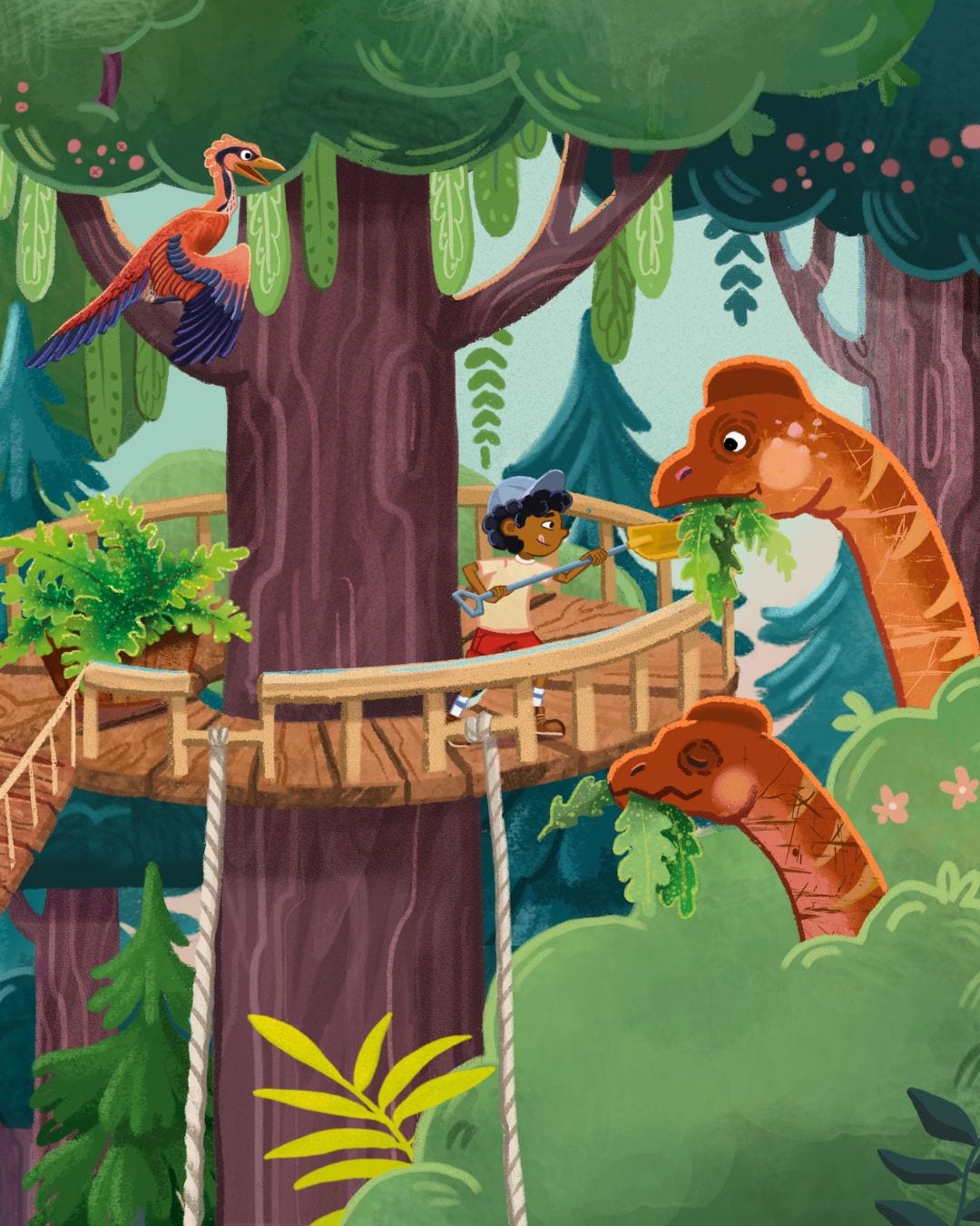 Dinosaur Park 3D Model Book