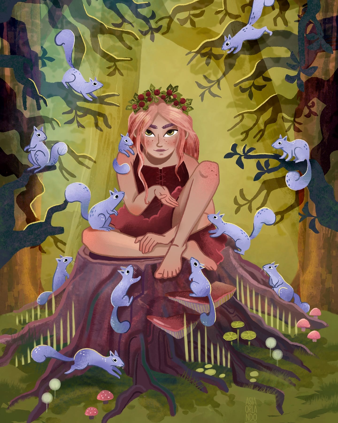 Major Arcana Tarot Cards by Asia Orlando