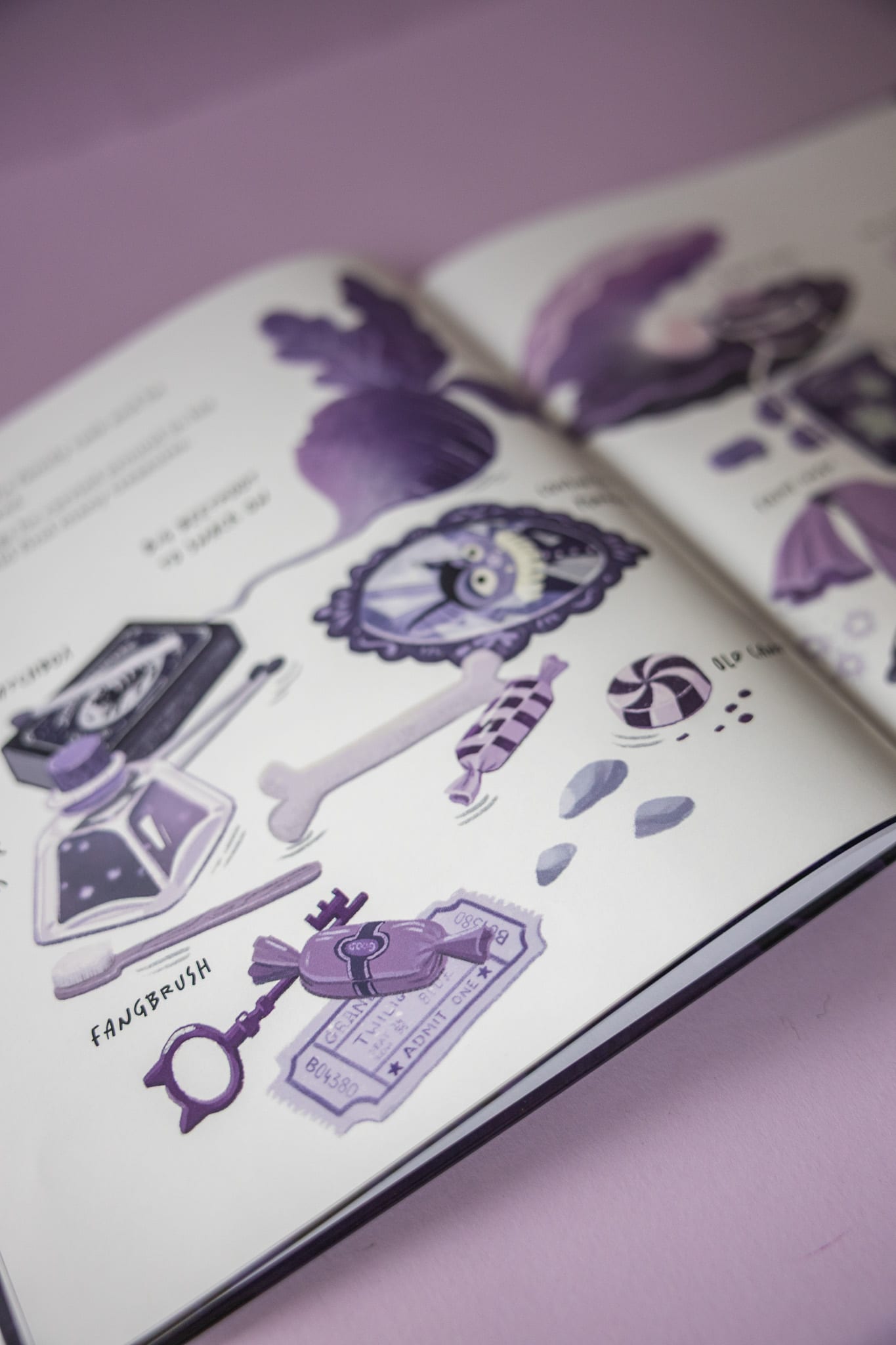 Mugo's Universe book detail, illustrated by Asia Orlando.