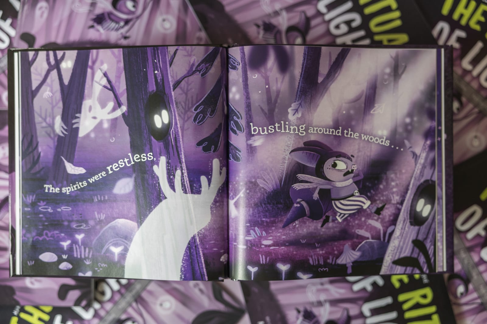 Mugo's Universe book character spread, illustrations by Asia Orlando.