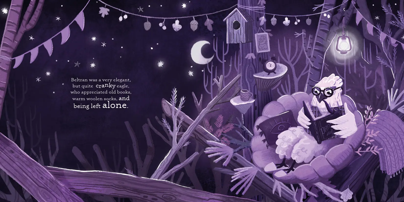 Mugo's Universe: The Ritual of Light, illustrated book pages spread by Asia Orlando.