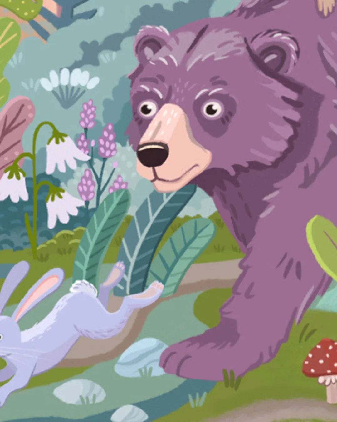 The Forest Will Guide You, short storybook illustration by Asia Orlando.
