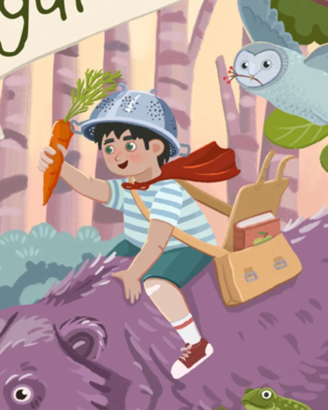The Forest Will Guide You, short storybook illustration by Asia Orlando.