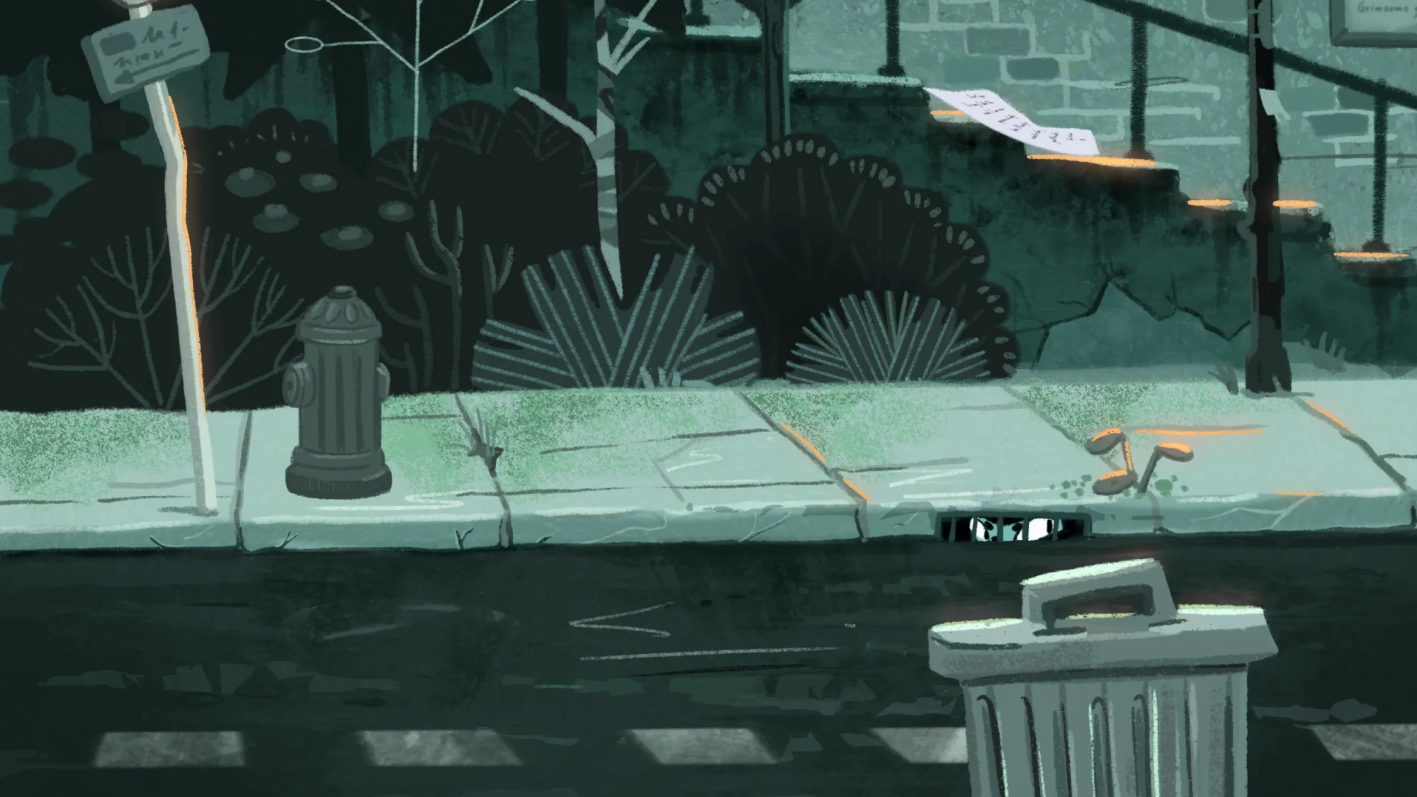 Square crop from The Spyson short story by Asia Orlando, scene 1.