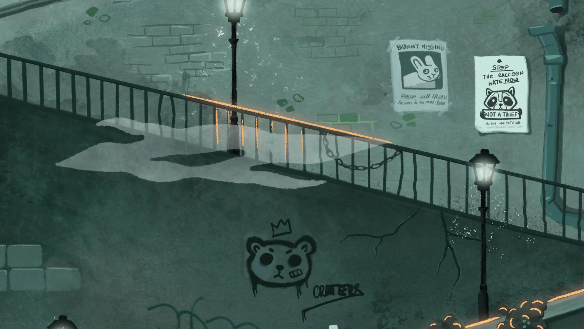 Square crop from The Spyson short story by Asia Orlando, scene 2.